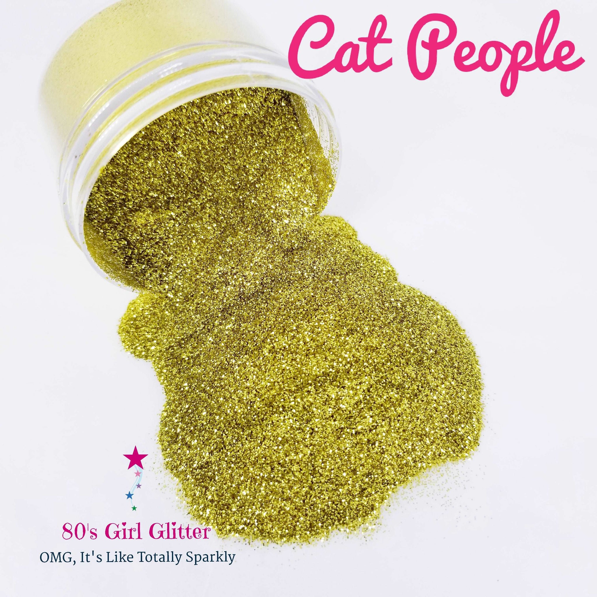 Cat People - Glitter - Yellow Glitter - Golden Yellow Ultra Fine Glitt –  80's Girl Glitter
